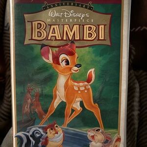 Disney Bambi Poster - Green and Brown